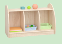 ZTX-TY007 Three-Compartment Cabinet with Back Panel – Imported Rubberwood & Solid Wood, 800x300x500mm