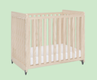 ZTX-TY030 Raised Infant Crib D – Rubberwood Baby Care Bed with Water-Based Paint, 1030×650×870mm