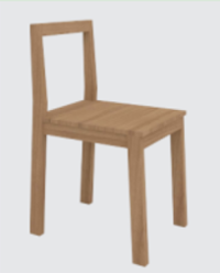 ZTX-AA030-C Teacher Chair – Rubberwood Classroom Chair with Water-Based & Color Paint, 400×460×750mm