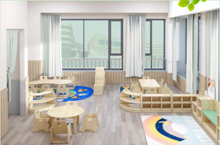 ZTX-TY009 Three-Compartment Cabinet – Imported Rubberwood & Solid Wood Kids Storage, 800x400x500mm